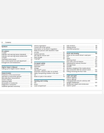 mercedes benz gla 2020-2021 owners manual